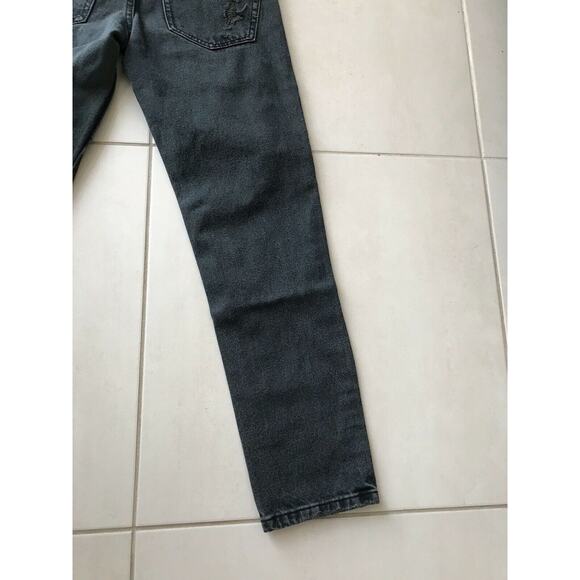 One Teaspoon Awesome Baggies Distressed Relaxed Fit Tapered Jeans - Picture 12 of 12